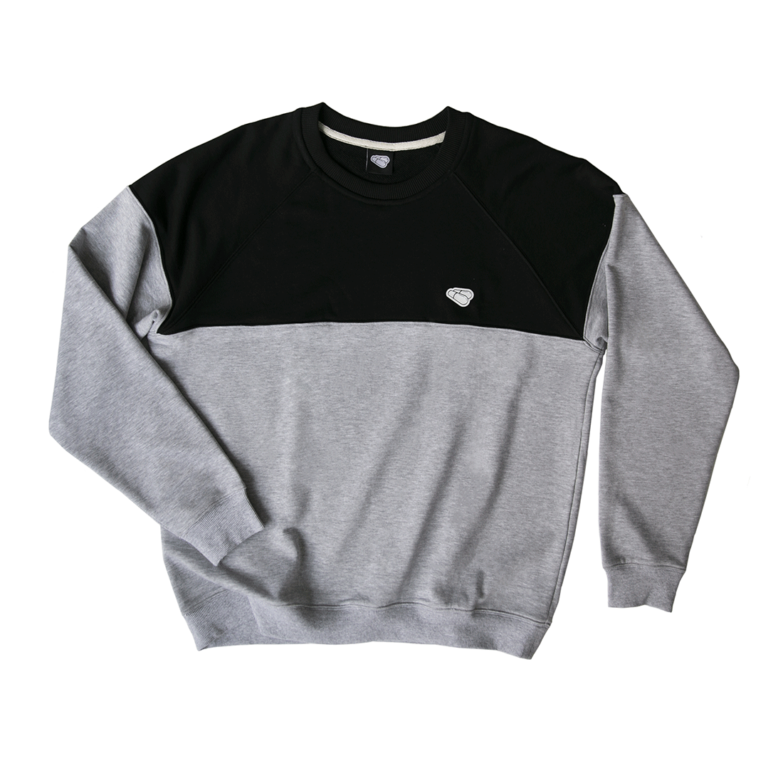 DUAL black and grey PILLS WHEELS sweatshirt