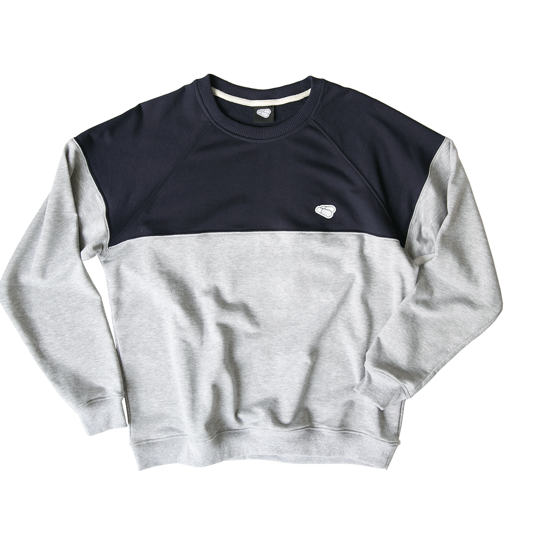 DUAL sweatshirt navy blue-grey PILLS WHEELS